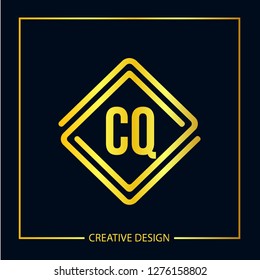 Initial Letter CQ Logo Template Vector Design