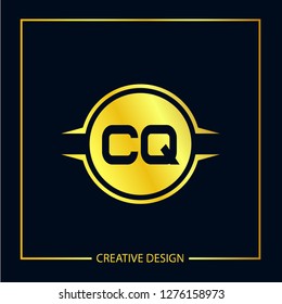 Initial Letter CQ Logo Template Vector Design