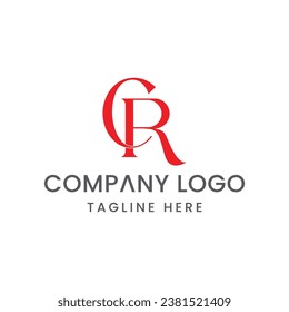 Initial Letter CR Logo Design Outstanding Creative Modern Symbol Sign