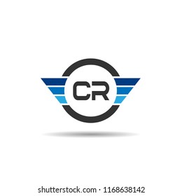 Initial Letter Cr Logo Template Design Stock Vector (Royalty Free ...