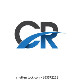 Initial Letter Cr Logotype Company Name Stock Vector (Royalty Free ...