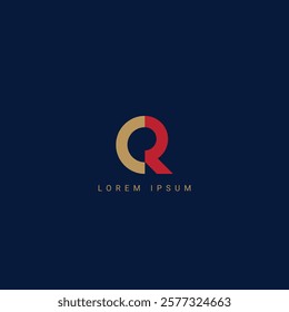 Initial letter CR, RC modern monogram and elegant logo design, premium logo on luxury background