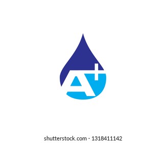 Initial Letter A cross plus plumbing logo icon design template elements