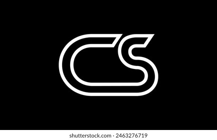 Initial Letter CS Logo Design. CS Logo Design. Creative And Modern CS logo.