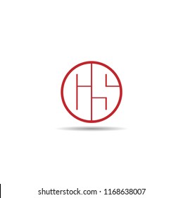Initial Letter CS Logo Template Design