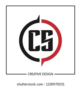 Initial Letter CS Logo Template Design