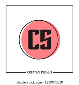 Initial Letter CS Logo Template Design