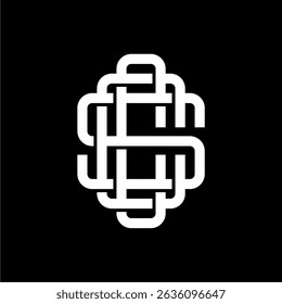 Letra Inicial CSC Monogram Logo Template