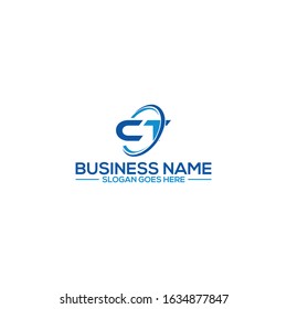 Initial letter CT Logo with colorful and  creative industry, web, business and company.