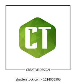 Initial Letter CT Logo Template Design