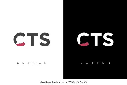 Initial Letter CTS Logo Vector Designs Modern Elegant Vector Concept Template, CTS initial letter logo design business company identity, CTS Letter Business Logo Design Alphabet Icon Vector Symbol.