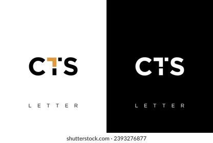 Initial Letter CTS Logo Vector Designs Modern Elegant Vector Concept Template, CTS initial letter logo design business company identity, CTS Letter Business Logo Design Alphabet Icon Vector Symbol.