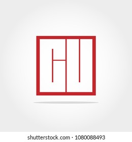 Initial Letter CU Logo Design