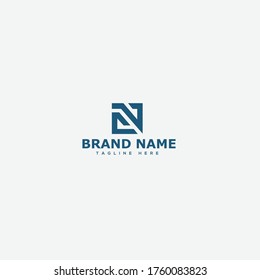 Logo de diseño CV de carta inicial