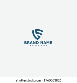 Initial Letter CV Design Logo