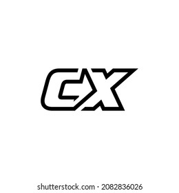 Initial Letter CX with Arrow Right Logo Design Inspiration