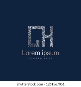 Initial Letter CX logo Template Vector Design