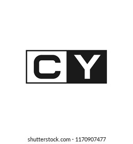 Initial Letter CY Logo Template Design
