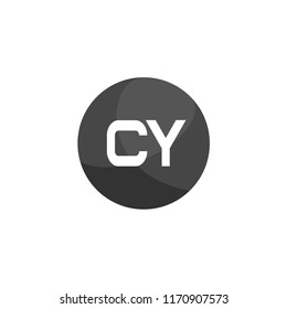 Initial Letter CY Logo Template Design