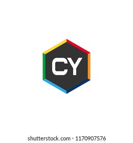 Initial Letter CY Logo Template Design