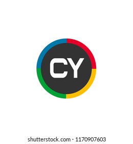 Initial Letter CY Logo Template Design