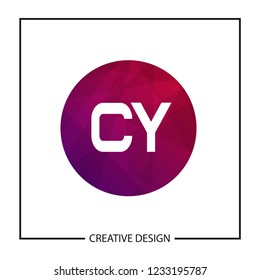 Initial Letter CY Logo Template Design