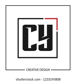 Initial Letter CY Logo Template Design