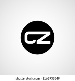 Initial Letter CZ Logo Template Design