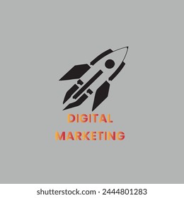 Initial Letter D Digital Logo Design Template