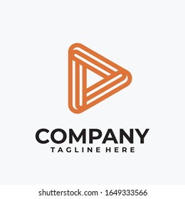 Initialbuchstabe d Logo Design Vektorillustration Inspiration