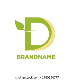 Initial letter "D" logo design