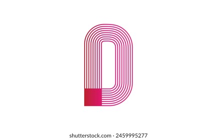 Initial Letter D Logo Design. D Logo Design. Creative And Modern D logo.