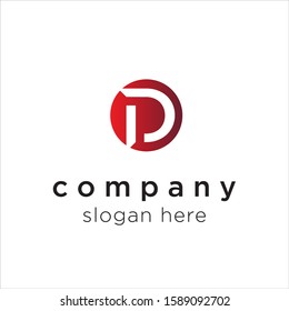 initial letter D logo icon design template elements - vector sign. Business card templates.