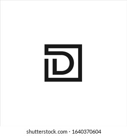 Initial Letter D logo icon design template elements - vector