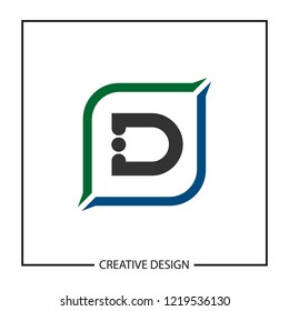 Initial Letter D Logo Template Design Vector Illustration