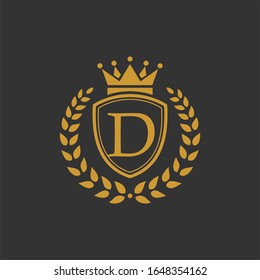 Initial Letter D Logo Template Logo Stock Vector (Royalty Free ...