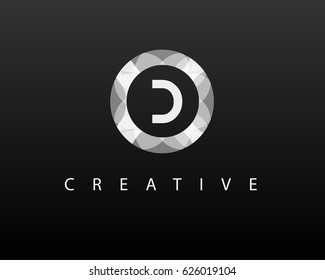 Initial Letter D logo vector template