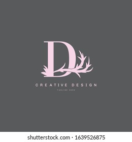 Initial Letter D Luxury Flourish Logo Design