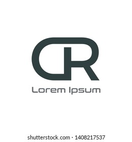Initial letter D & R logo on white background