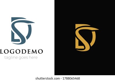 Initial letter D & S logo template vector.Modern abstract D & S Logo design with Colorful shape .
monogram and elegant logo design, Professional Letters Vector Icon Word mark minimal logotype Design.