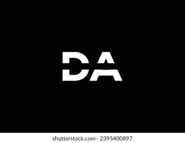 Initial Letter DA Logo Design