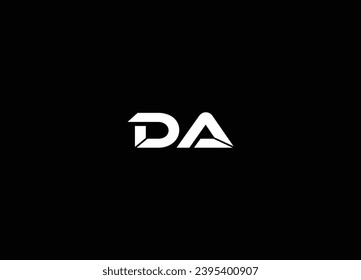 Initial Letter DA Logo Design