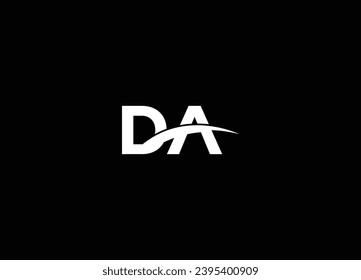 Initial Letter DA Logo Design