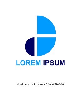 Initial Letter DB With Linked Circle Logo
