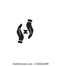 Initial Letter DB Linked Uppercase Logo Black  Icon Design Template Element