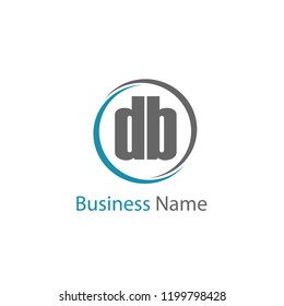 Initial Letter DB Logo Template Design