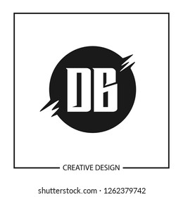 Initial Letter DB Logo Template Design