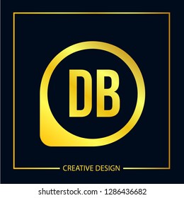 Initial Letter DB Logo Template Design
