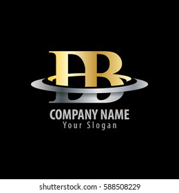 Initial Letter DB With Overlapping Swoosh Circle Logo
