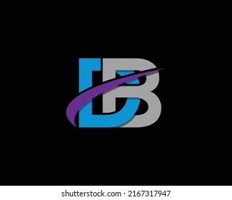 Initial Letter DB Unique Logo  Design. Creative Minimal Group and Link DB Icon Design Template Vector Illustration.